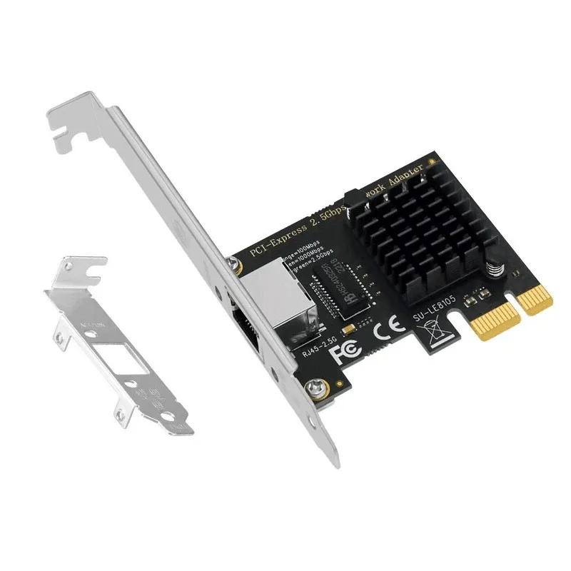 PC 2.5G PCI-E-RJ45 Ʈũ ī, ⰡƮ ̴ PCI ͽ Ʈũ ī, RTL8125B Ĩ, 10, 100, 2500Mbps, 2.5Gbps